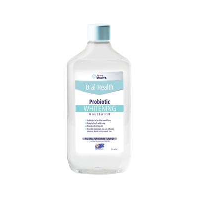 Henry Blooms Oral Health Probiotic Mouthwash Whitening Peppermint 375ml